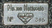Détail plaque Marine Nationale